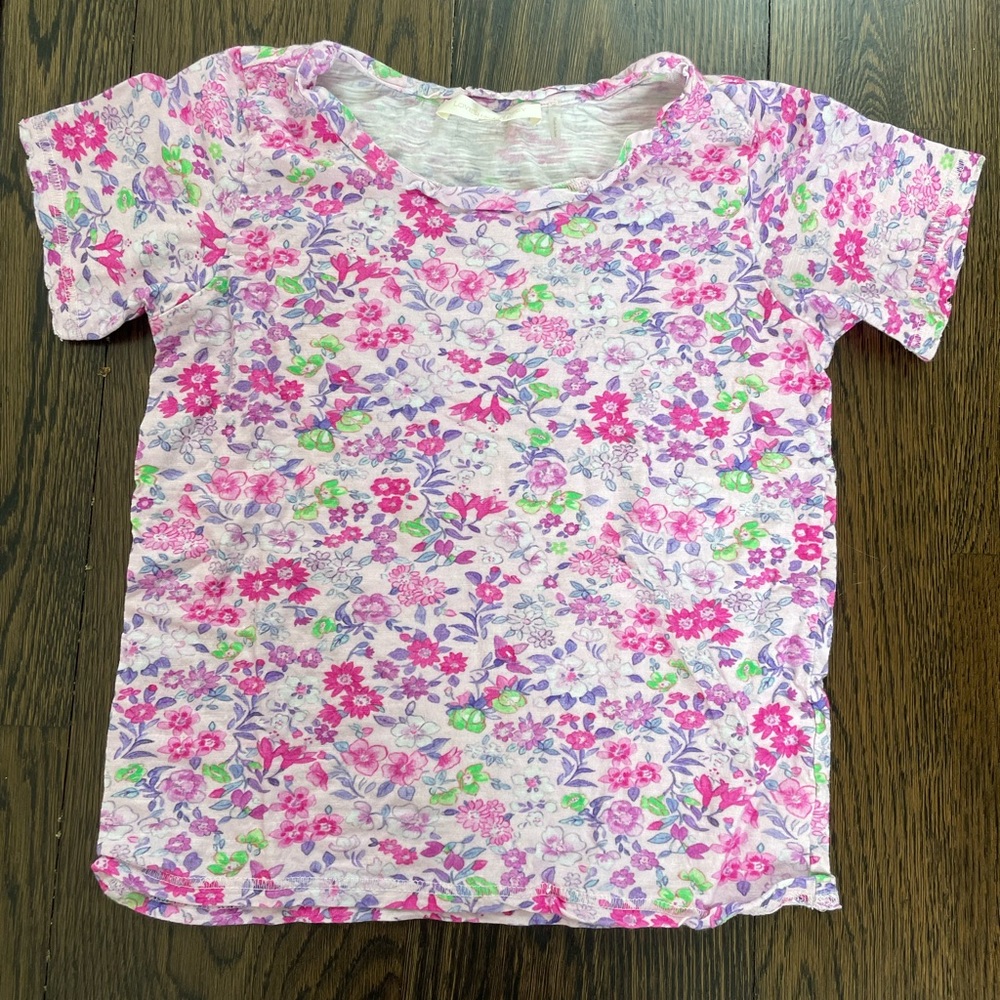 Love shack fancy floral t shirt